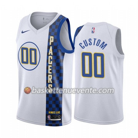 Maillot Basket Indiana Pacers Personnalisé 2019-20 Nike City Edition Swingman - Homme